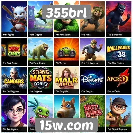 Análise das categorias de jogos disponíveis no 355brl