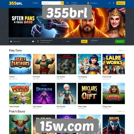 Novidades e lançamentos no site de jogos 355brl